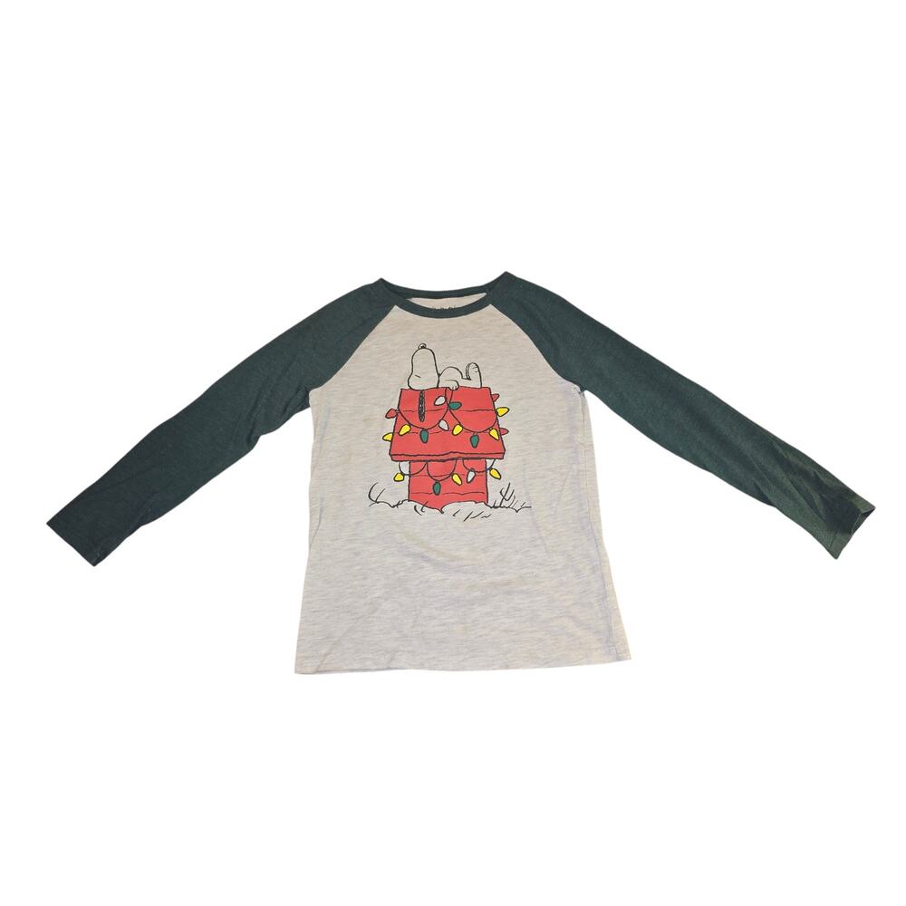 Jumping Beans Long Sleeve Raglan Shirt Holiday Snoopy 7